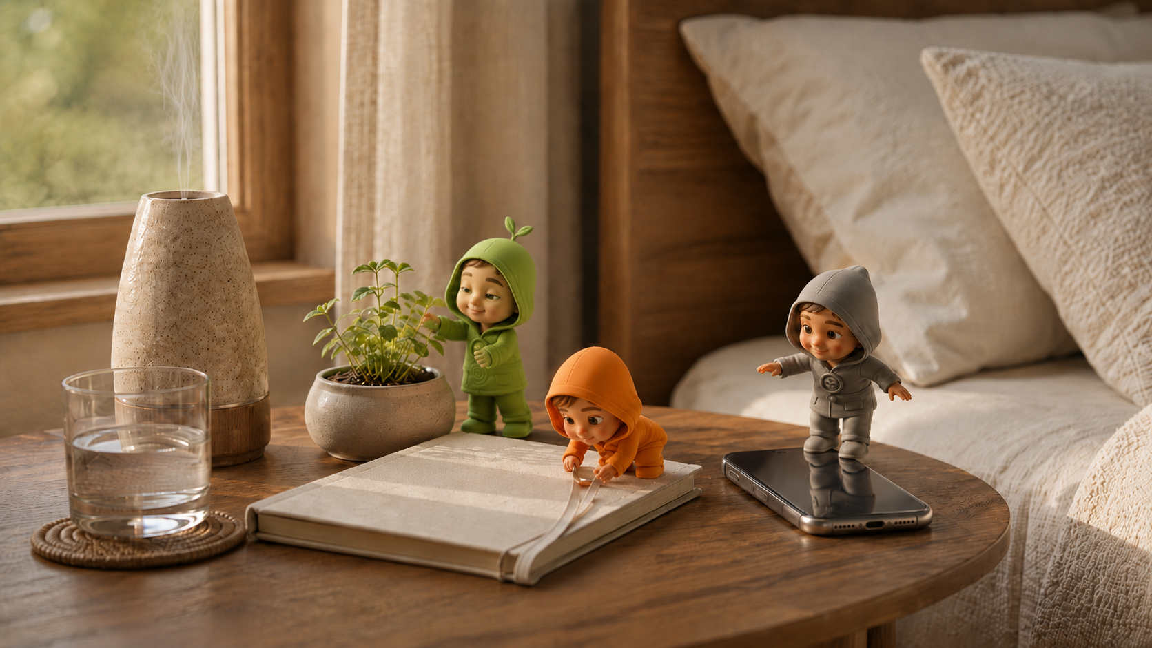 Emotis en la habitación